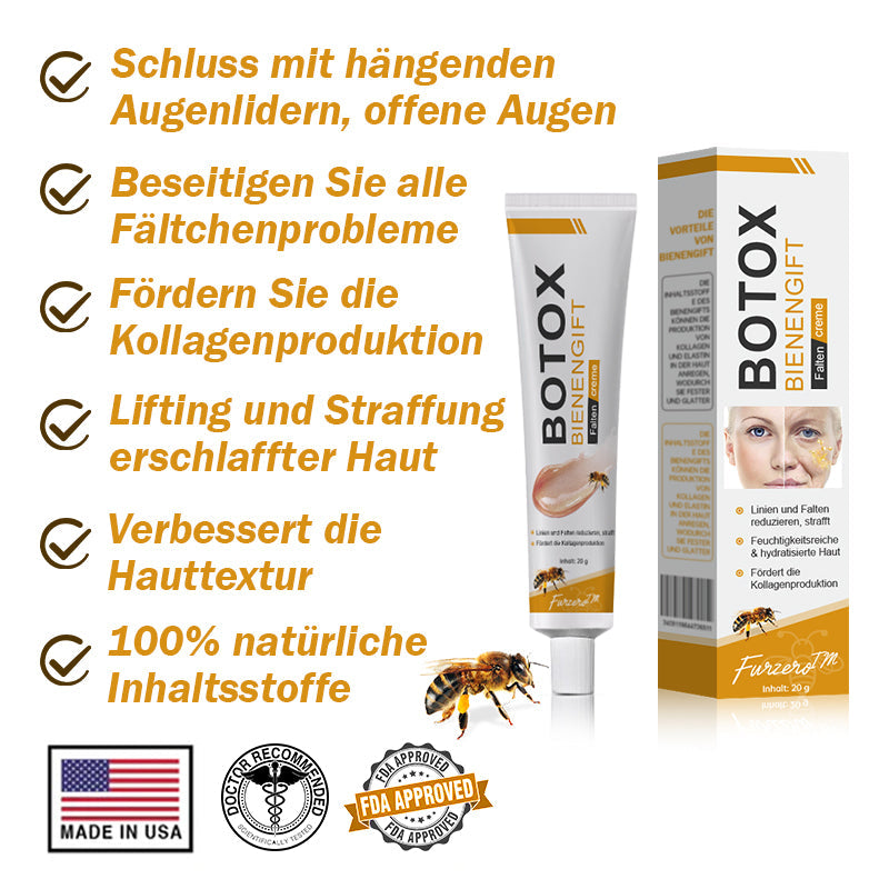🌟Hergestellt in Deutschland✨Furzero™ Botox Bienenvenom Faltencreme🔥Letzter Tag der Aktion! 70 % Rabatt