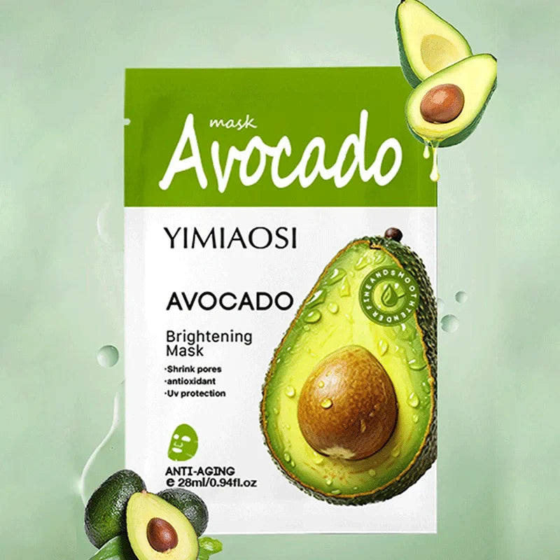 Maske mit Fruchtgeschmack, feuchtigkeitsspendendes und nährendes Hautpflegeprotein, das den Teint sanft aufhellt, Maske auf Pflanzenbasis