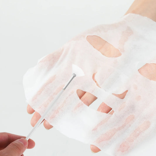 3 Pcs Form für DIY Hautpflege Maske Diy Bürsten Fan Form Maske Bürsten Gesichtsbehandlungen Skincare glatte Abdeckung Beauty Tools