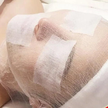 100 Stück weiche Gaze Schönheitssalon anwenden weiche Maske Schönheit Gaze Block Einweg-Maske spezielle Gesichtsmaske Hautmanagement weiche Maske