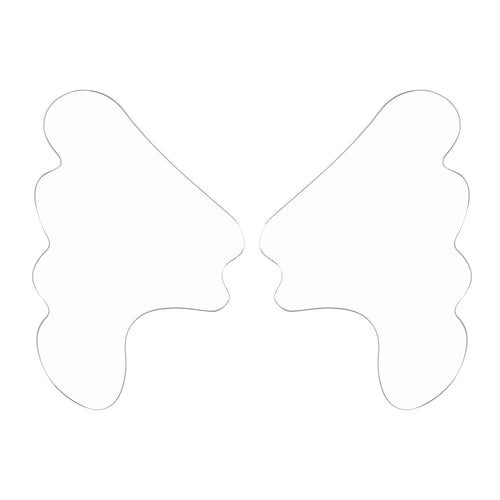 Gesichtsfaltenentferner Pad Wiederverwendbar Medizinisches Silikon Nasolabialfalten Anti-Aging Maske Verhindern Falten Haut Lifting Patches