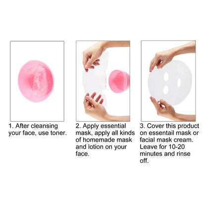 100pcs Gesichtsmaske DIY Konservierungsfilm Einweg verhindern Verdunstung Feuchtigkeit Retention Gesichtsmaske eingewickelt Papier